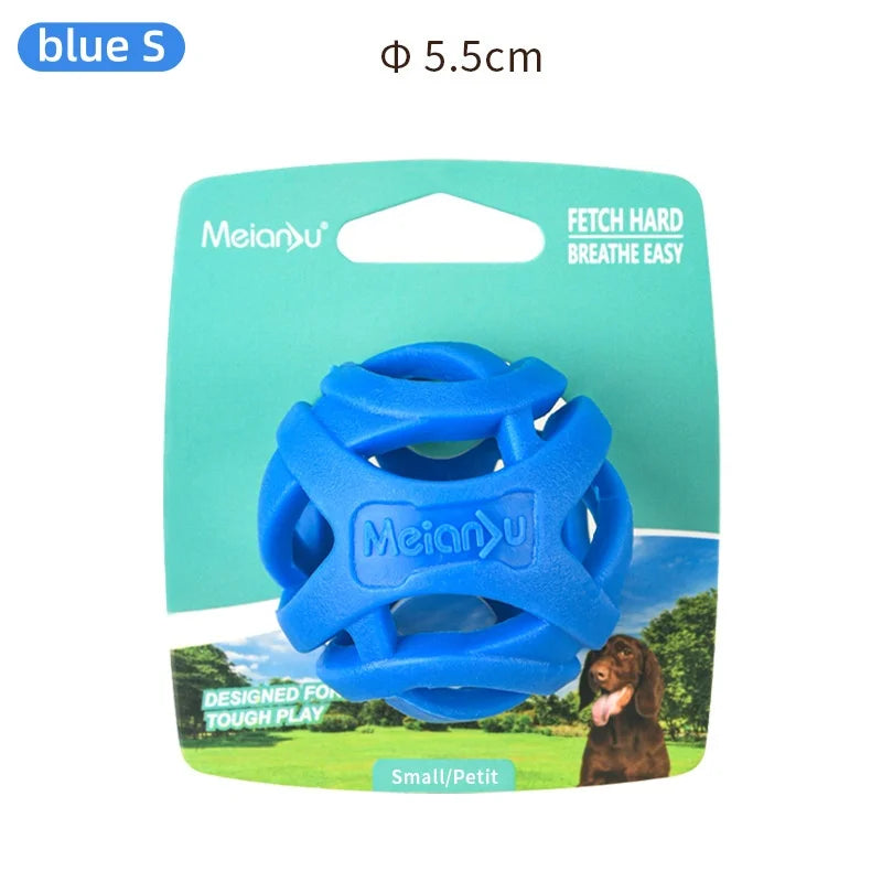 Dog Chew Ball Rubber Teeth Cleaning Molar Toy