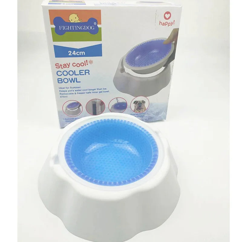 Cool Summer Pet Supplies Bead Ice Bowl