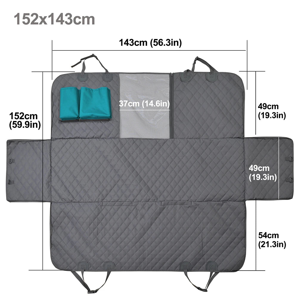 Pet Carriers Waterproof Rear Back Car Seat Cover
