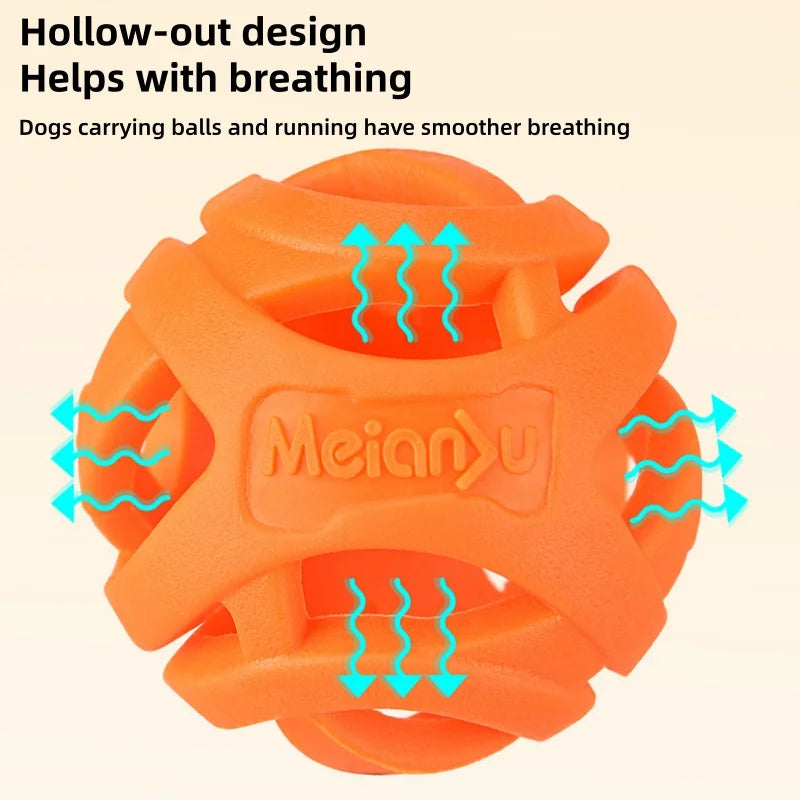 Dog Chew Ball Rubber Teeth Cleaning Molar Toy