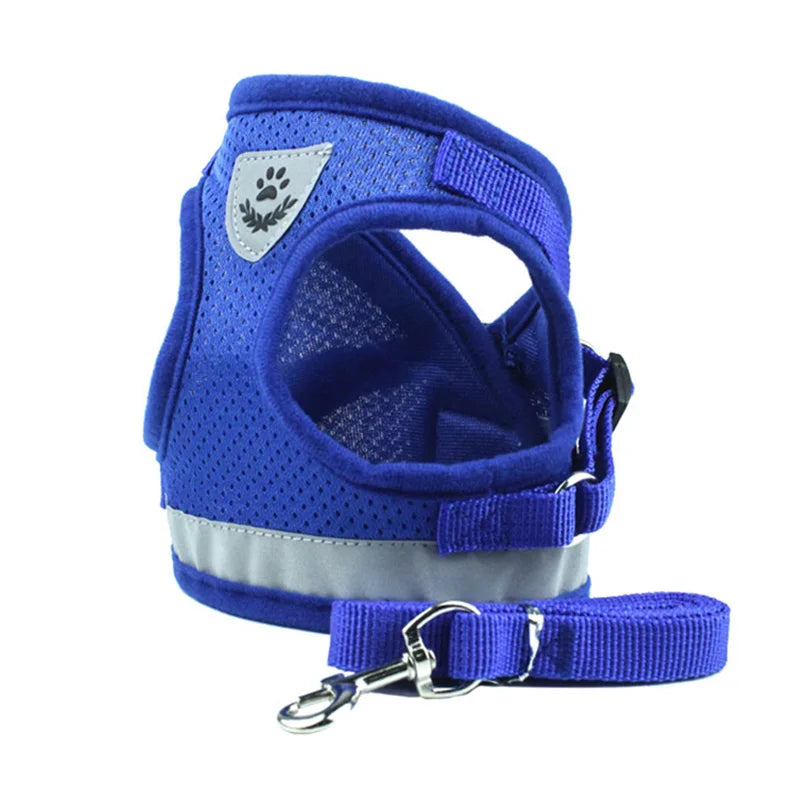Summer Pet Dog Vest Harness and Leash Sets