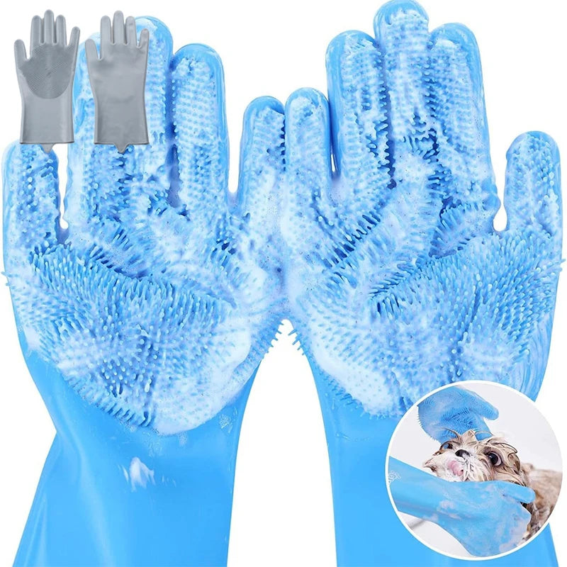 Pet Grooming Cleaning Gloves Massage