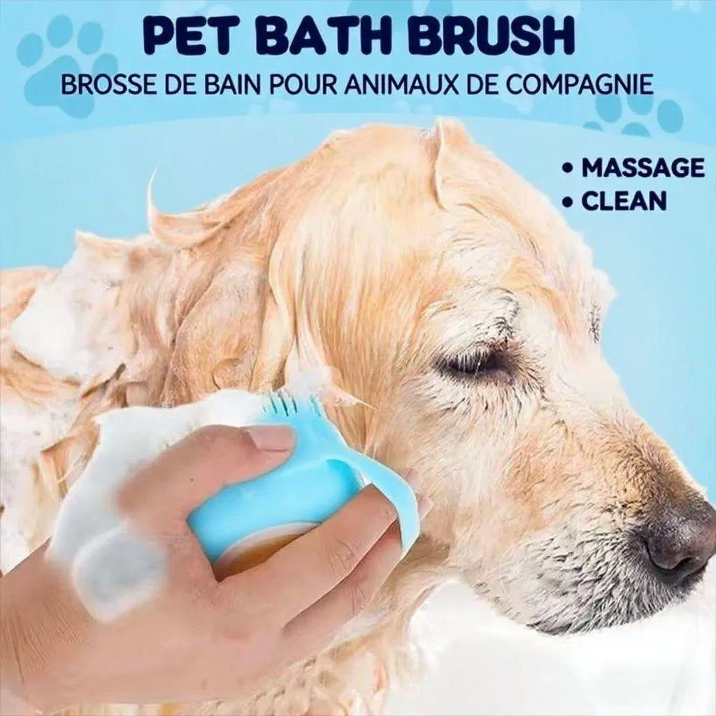 Silicone Soft Rubber Pet Massage Shower