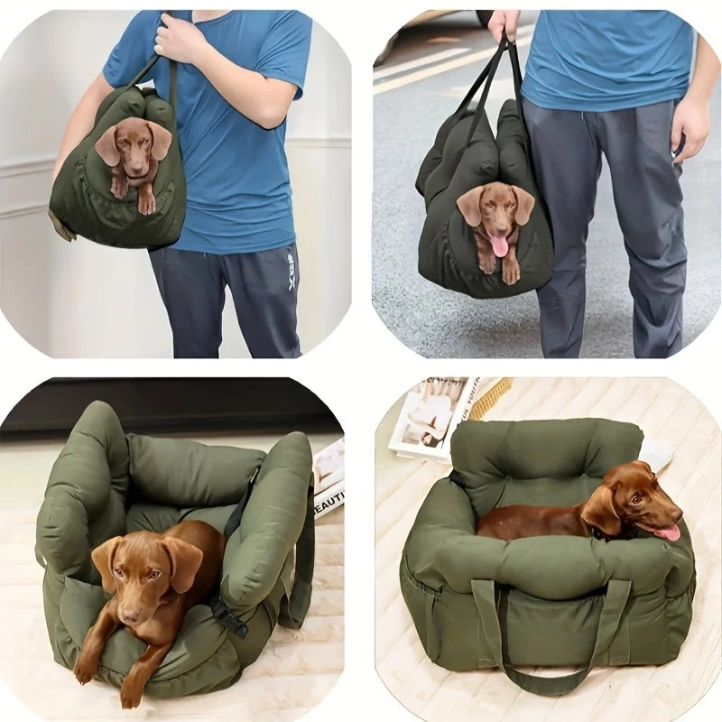 Dog Car Seat with Safety Belt