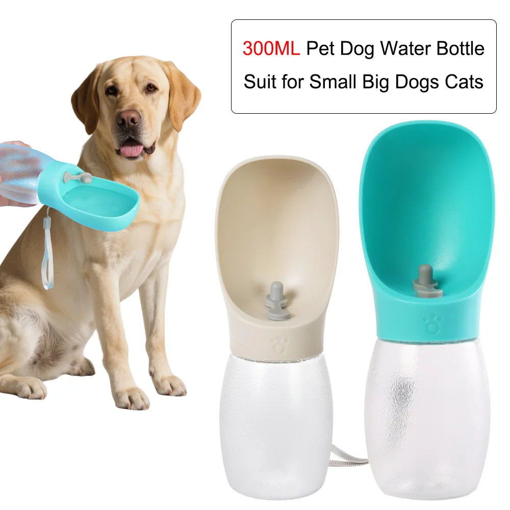 Pet Water Bottle 300ML Puppy Drinking Bowls