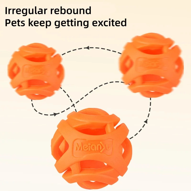 Dog Chew Ball Rubber Teeth Cleaning Molar Toy