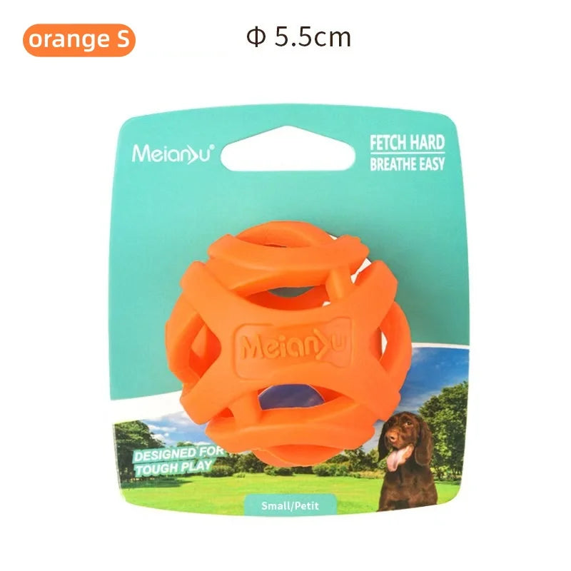 Dog Chew Ball Rubber Teeth Cleaning Molar Toy