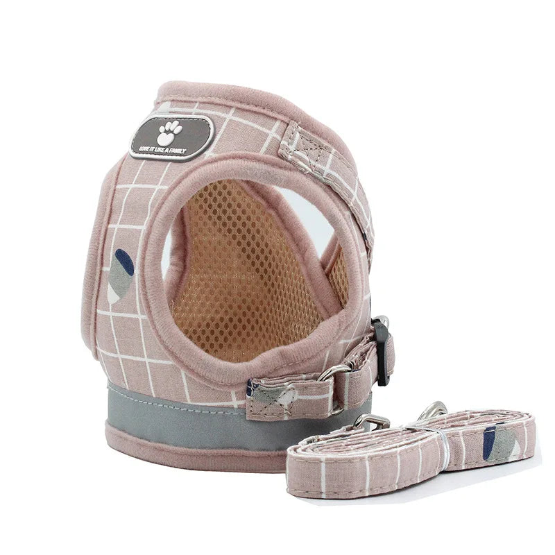 Summer Pet Dog Vest Harness and Leash Sets