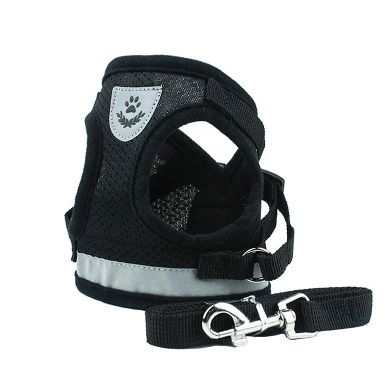 Summer Pet Dog Vest Harness and Leash Sets