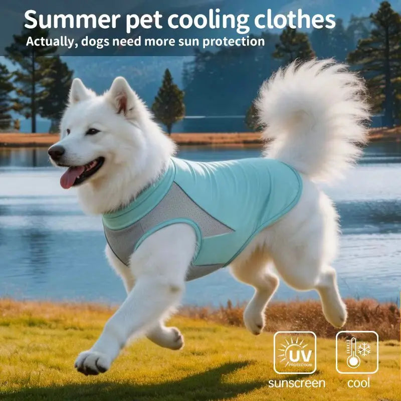 Dog Cooling UV Sun Protection Ice Jacket