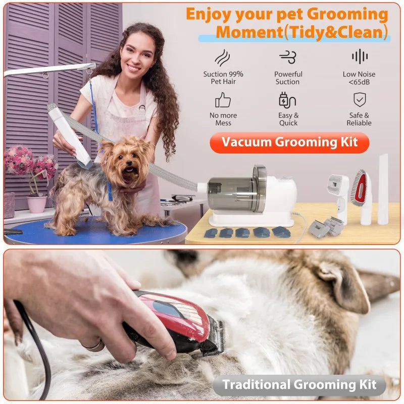 Pet All In One Grooming Vacuum Kit