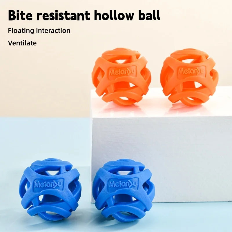 Dog Chew Ball Rubber Teeth Cleaning Molar Toy