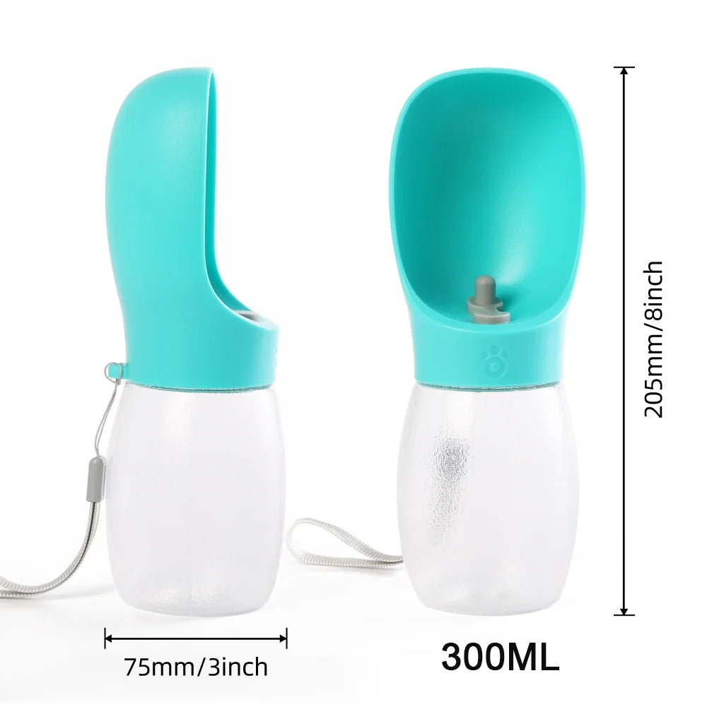 Pet Water Bottle 300ML Puppy Drinking Bowls