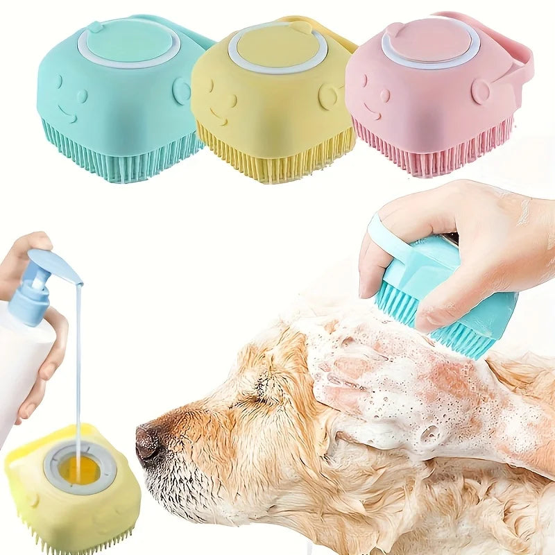 Silicone Soft Rubber Pet Massage Shower