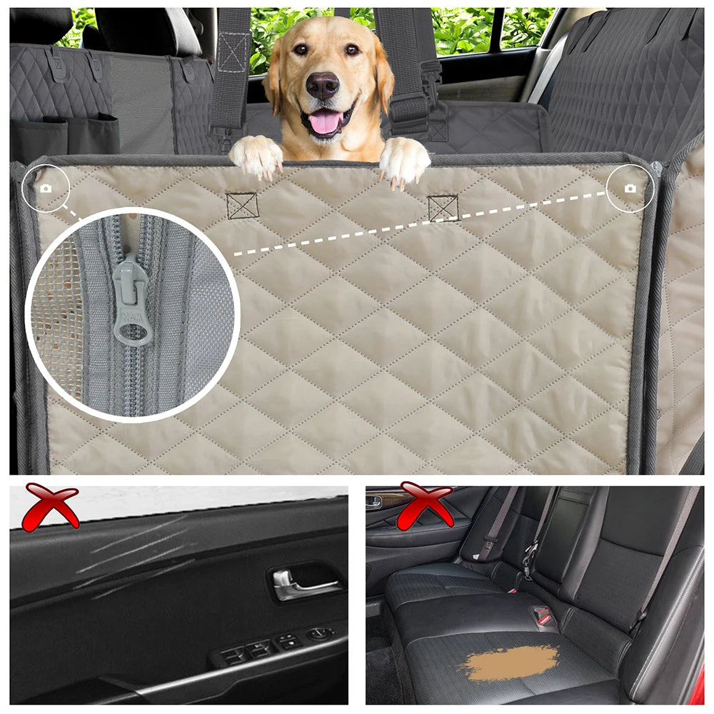 Pet Carriers Waterproof Rear Back Car Seat Cover