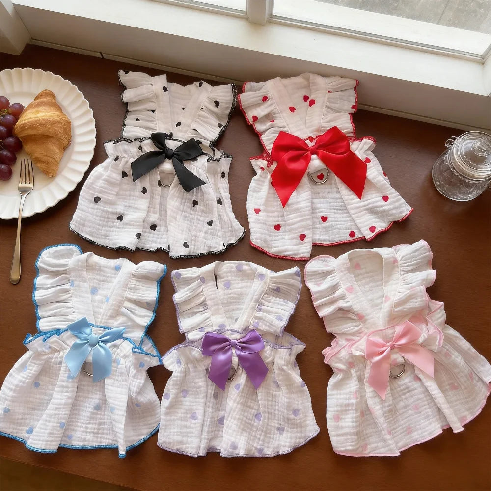 Summer Dress Anti Shedding Thin Pet Clothes