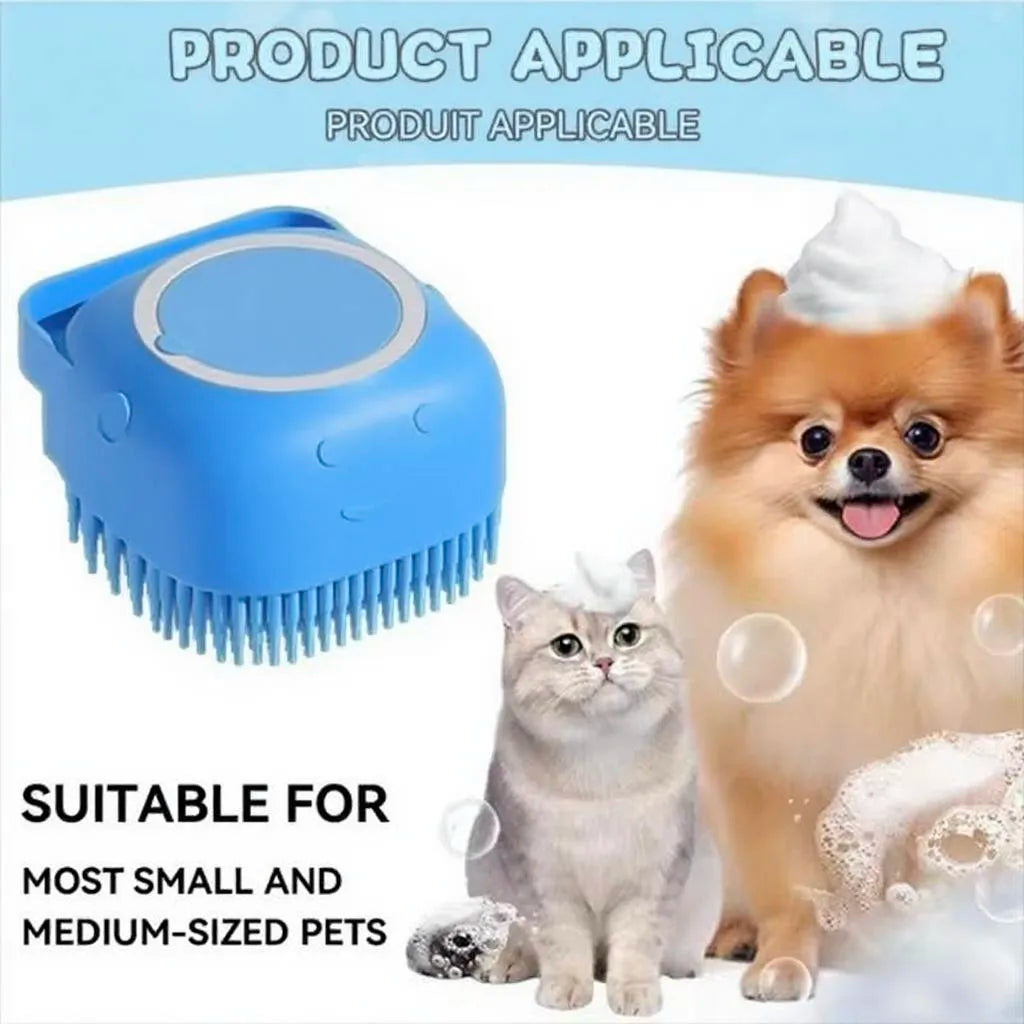 Silicone Soft Rubber Pet Massage Shower