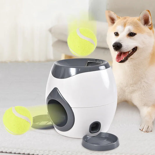 2 in 1 Dog Pet Interactive Toy Tennis Ball